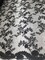 1 Yard Elegant Black Floral Embroidery Lace Mesh Fabric for Wedding Dresses 50 Inch Width